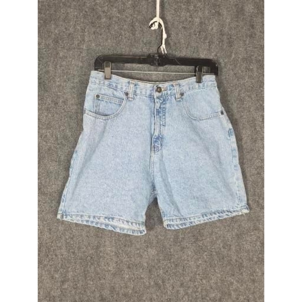 Stone Mesa Jean Company Womens Light Wash Denim High Rise Shorts‎ Size 12 Petite